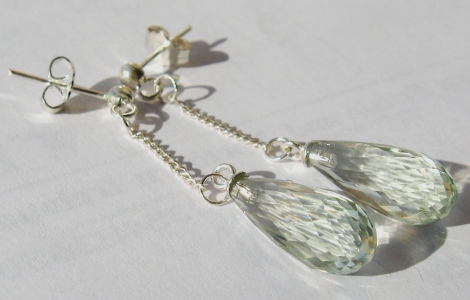 silver earrings from crimeajewel